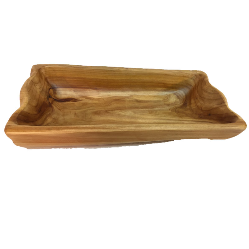 Bol décoratif en bois fait à la main Smicksburg