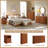Fariah 54''W  Vintage 7 - Drawers Dresser Organizer, Wood Rustic Wide Chest of Drawers-737869703