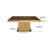 63.02~78.77 Inches Wide Wood Rectangular Extendable Dining Table kitchen Table Storage Pedestal Table