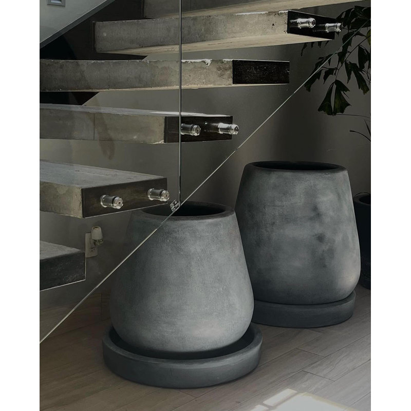 Morelos, 27.6" H x 27.2" W x 27.2" D, Gray