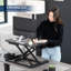 Convertisseur de bureau debout à hauteur ajustable VIVO (Série DESK-V000K)-97690513-97690524