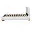 Lit rembourré Elegant Boucle, pièce maîtresse luxueuse et confortable de la chambre à coucher-251748760