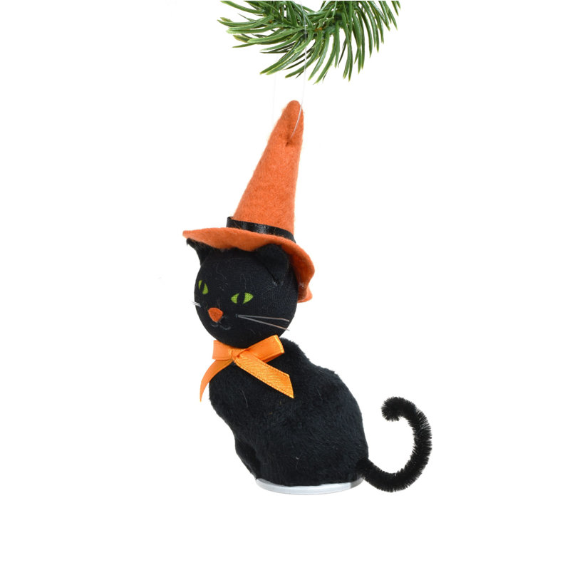 Chat noir assis (paquet de 8)