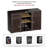 Coffee Bar Cabinet With Mini Fridge Space, Liquor Bar Wine Bar Cabinet With Hidden Drawer, Buffet Sideboard For Living Room, Kitchen, Dining Room-258283859