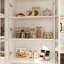 Armoire garde-manger d'angle en forme de L