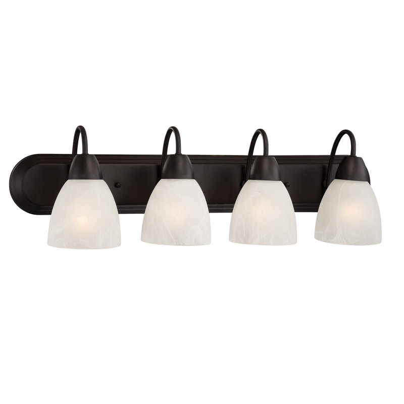 Jefferson 4 - Light Dimmable Vanity Light, Oil Rubbed Bronze