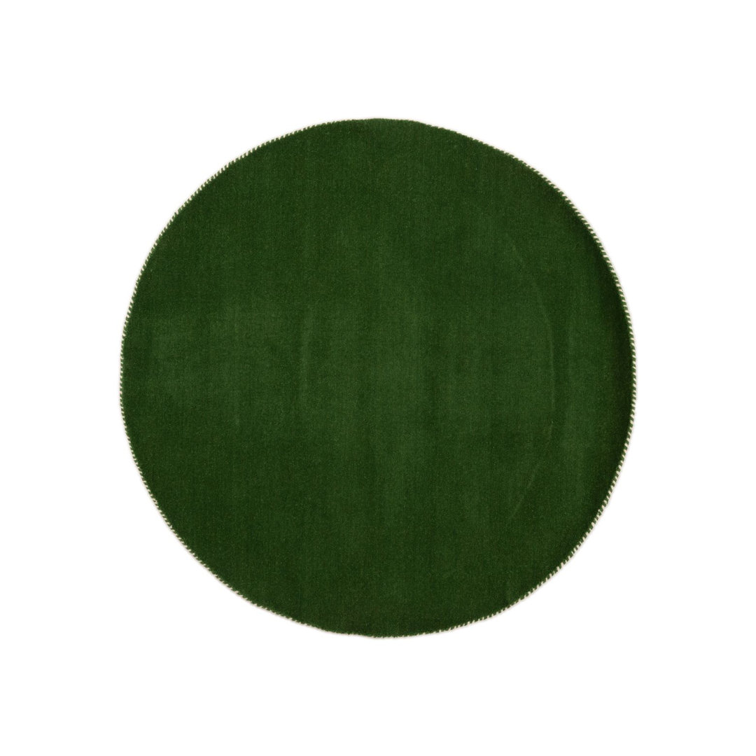 Solid Colour Wool Hand Woven Area Rug