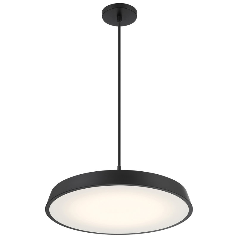 Deshanda LED Pendant, Matte Black, Matte Black