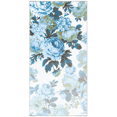 "Chou rose" par Lillian August - peinture sur toile avec cadre flottant