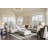 Transitional Style Square Upholstery Ottoman