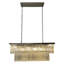 Lustre rectangulaire unique à 8 lumières Kratika-773606850