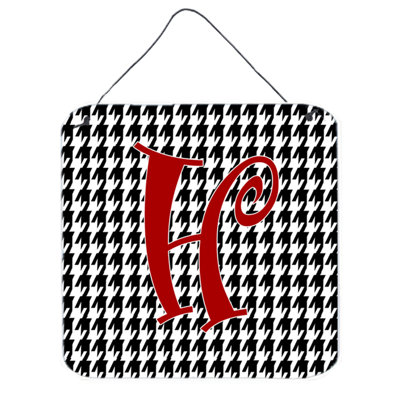« houndstooth » par denny knight, impression sur plaque