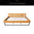 PINE WOOD BED FRAME-1539039868