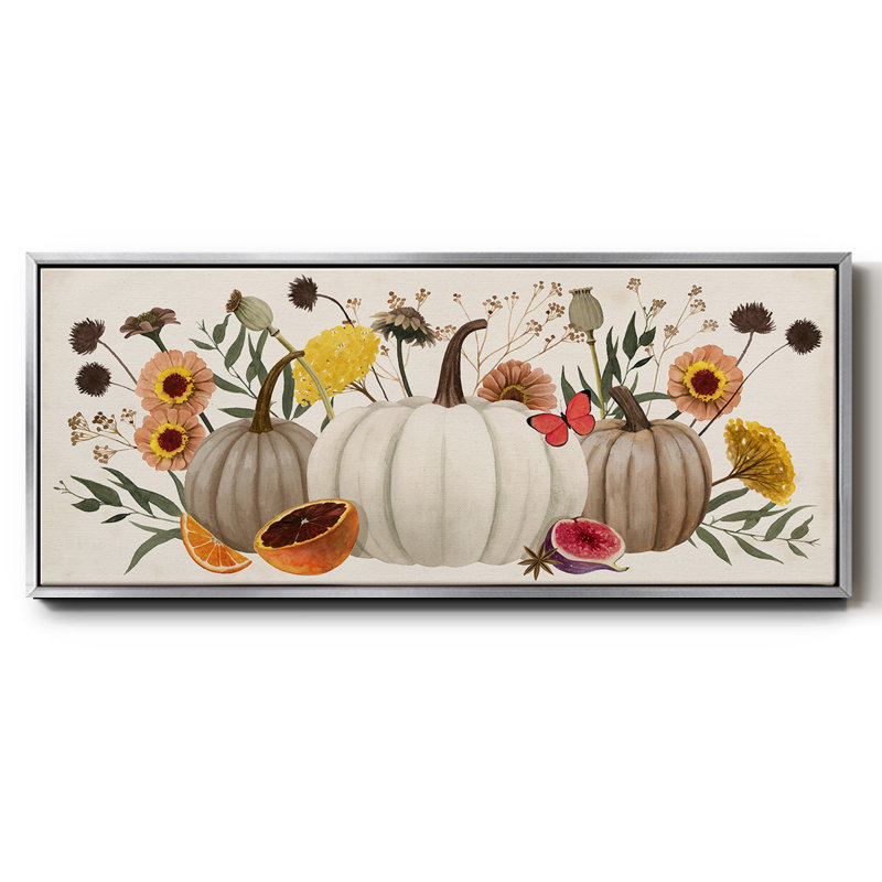 Harvest Time- Framed Canvas, 20" H x 50" W