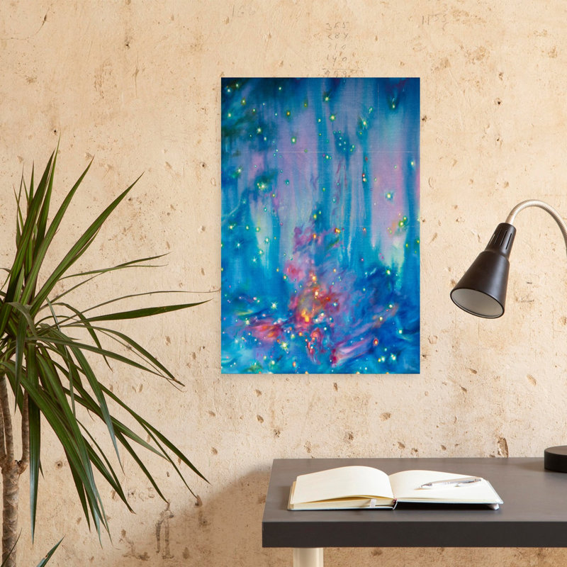 Art contemporain contemporain, paysage contemporain abstrait, H 24 po x l 16 po