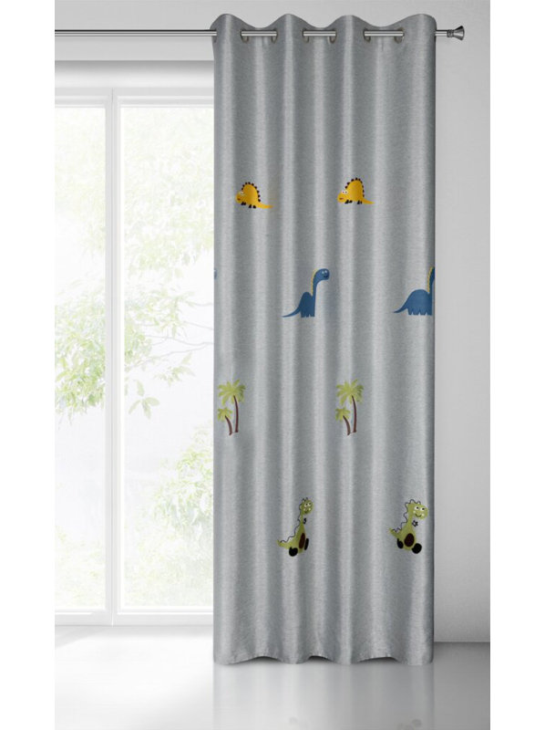 Oroville Semi Sheer Curtain Single Panel