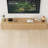  78.8'' Mid Century Modern TV Stand for Living Room with Four Drawers (Light Wood)