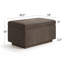 Banc de rangement rembourré de 75 cm (29,5 po), tabouret de maquillage rembourré avec plateau relevable et base en bois pour chambre à coucher-1368469469