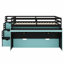 Lit mezzanine avec bureau coulissant, lit gigogne et tiroirs de rangement Stairway-131274029-131274030