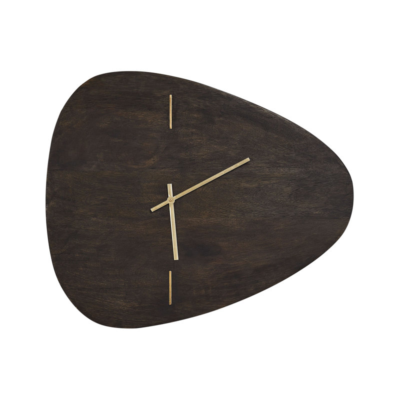 Gisbelle Solid Wood Wall Clock