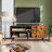 Mid-Century Modern TV Stand with Adjustable Shelves, Entertainment Center with Storage Cabinets, Wooden TV Console for Living Room and Bedroom-187453456