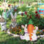 Décorations de Pâques en plein air Mignon lapin carotte piquets de jardin décoratifs pour la décoration de Pâques