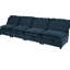 Ustyle 4 avec coussins à double couche et rangement bien planifié - Coussin bleu foncé