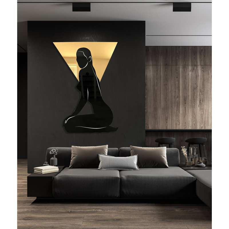 Décoration murale silhouette femme