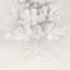 Mince arbre de Noël artificiel avec support en métal pliable