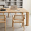 Bureau rectangulaire en bois massif Burlywood-36038951