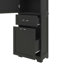 Armoire de rangement haute autoportante avec tablettes réglables de taille variable-713698263