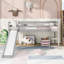 Lit pour enfant en bois avec glissade-1073491052