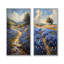 «Blue Bonnets Blue Tranquility Field I - Blue Bonnets», ensemble de 2 pièces-1389419410-1389419432-1389419412