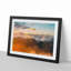 Orange Clouds Above the Mountains in Abstract - Picture Frame Graphic Art Print-55723762-55723763