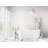 Dezra 66.94'' x 30.75'' Soaking Bathtub-778254673