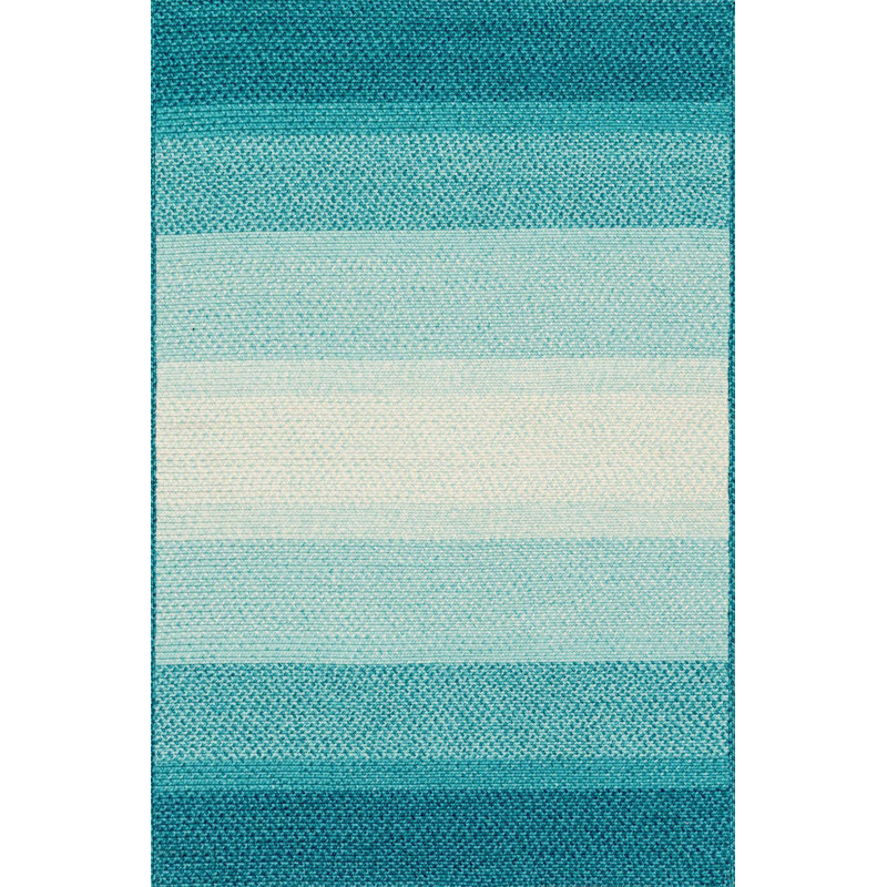 Tapis bleu tressé Garrett