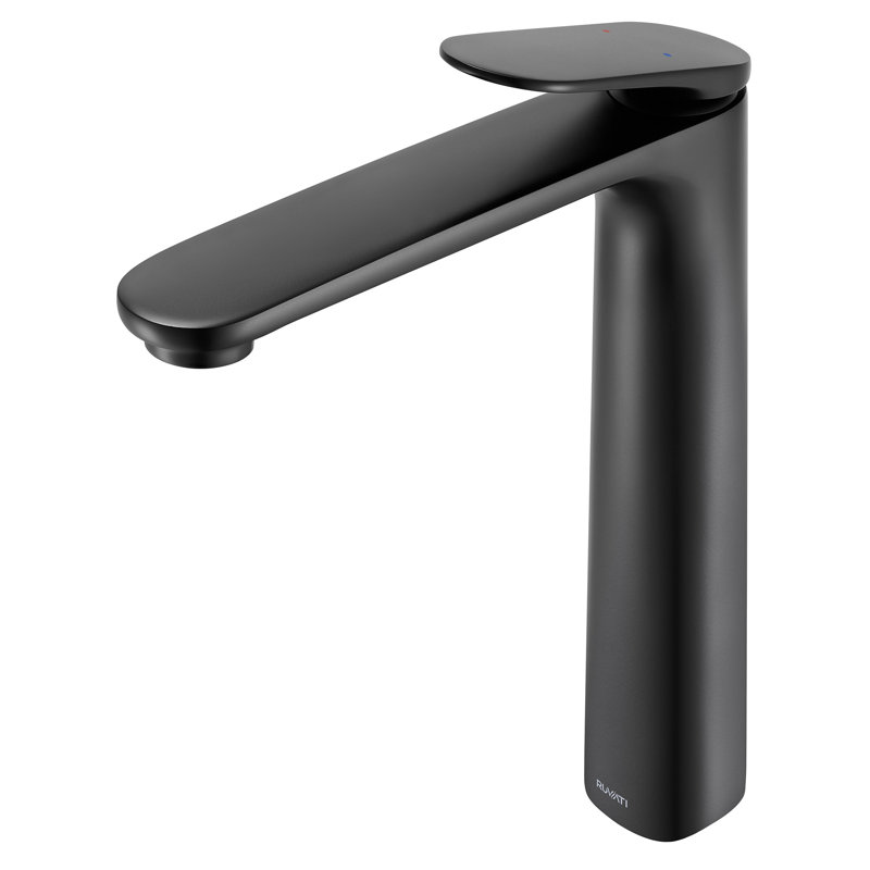 Robinet de salle de bain vasque empilable à poignée simple Ruvati Este , Noir
