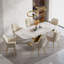 Dining Chairs Set of 2 Modern Beige Velvet Dining Chair with Cushioned