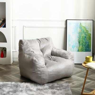 Faux Leather Bean Bag Sofa