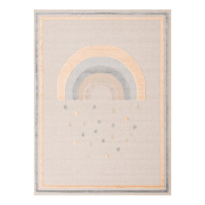 Unique Loom Prismatic Whimsy Kids Rug