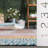 Korin Woven Performance Machine Washable Performance Chevron Indoor/Outdoor Area Rug-908214824