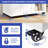 Rolling Kitchen Island Cart On Wheels With Drawer Open Shelves & Spice Rack With Storage For Dining Room-61671818
