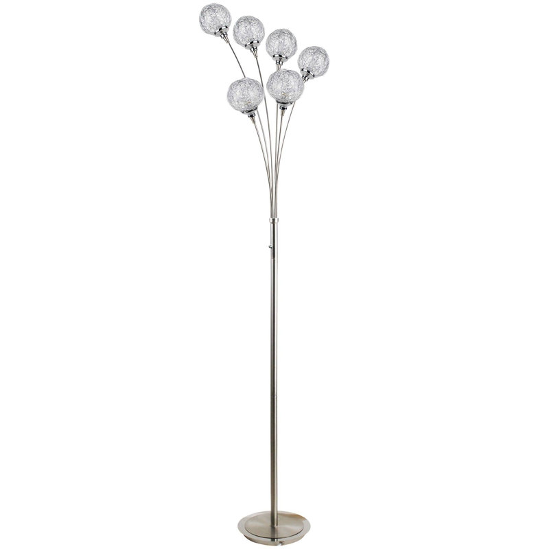 180cm Silver Novelty Floor Lamp