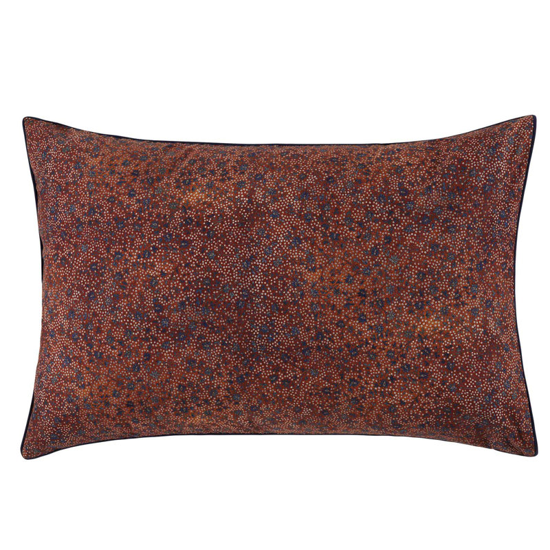 Isadora 100% Cotton Pillow Case, 53 x 94 cm, Brick