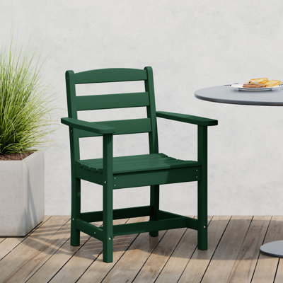 Joubert Plastic Patio Dining Arm Chair