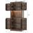 72" Kitchen Pantry With LED Light, Power Outlet And Shelves At Doors.-1377239654