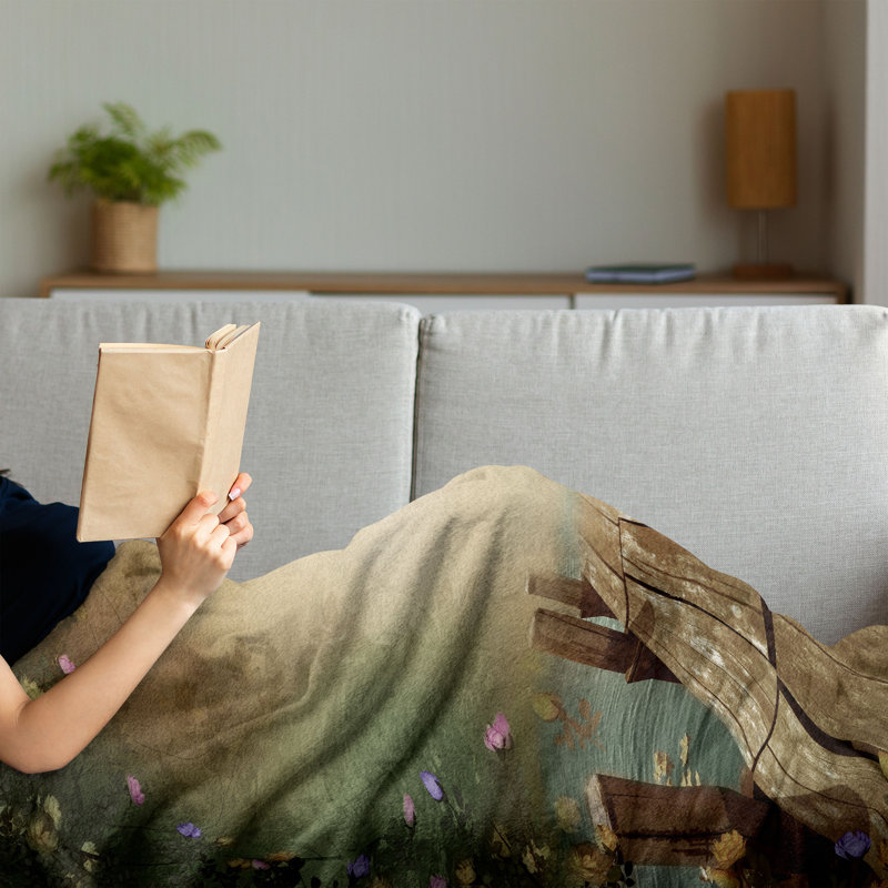 Hand Woven Throw Blanket, 60" x 80"
