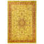 Overdyed Hand-Knotted Wool Modern-Contemporary Yellow Area Rug 4' 7" x 6' 9"