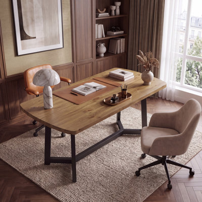 Solid Wood Executive Desk
