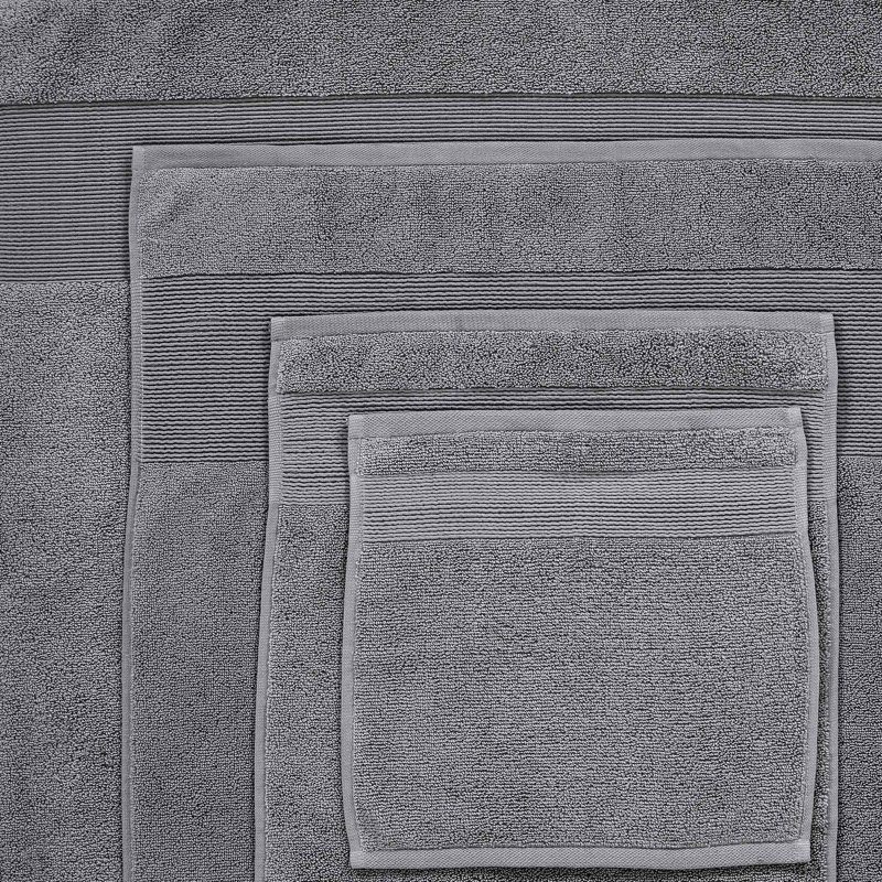  100% Cotton Towel Set, Charcoal Grey
